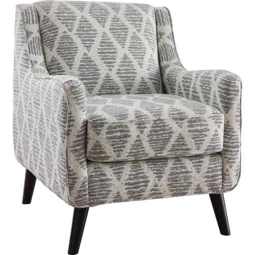 Accent Chair in Ancestry Foam Multicolor Fabric